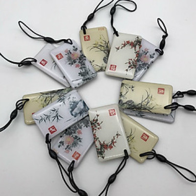 Thẻ từ dạng móc khóa hoa silicon tần số 13.56Mhz (Mifare)