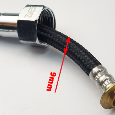 Dây sen, dây xịt vệ sinh Inox chịu áp lực cao 120cm Eurolife EL-DX120