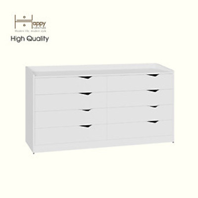 [Happy Home Furniture] WINNI, Tủ lưu trữ 8 ngăn kéo , 160cm x 45cm x 84cm ( DxRxC), THK_140