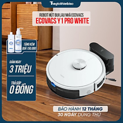 [GIÁ TẠI KHO] - Robot hút bụi lau nhà Ecovacs Deebot YEEDI 1 Pro (Deebot Y1 Pro) - Màu trắng 2025 - Hàng chính hãng Ecovacs