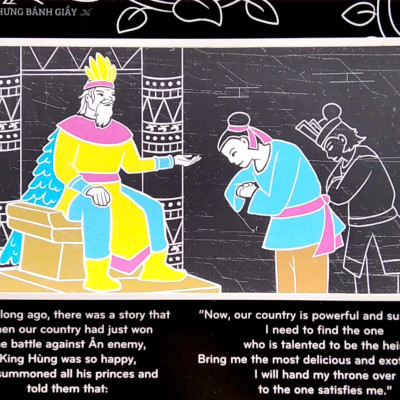 Sách Chiếu Bóng Thần Kỳ - Sự Tích Bánh Chưng Bánh Giầy