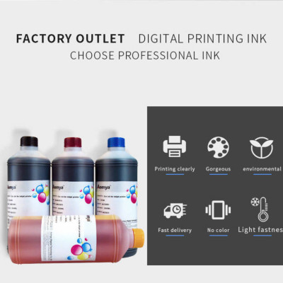 HCM- Free ship-Set 4 màu CMYK Mực nước Epson Dx5 I3200 loại 1 lít - Tiết kiệm chi phí, hàng nhập khẩu.