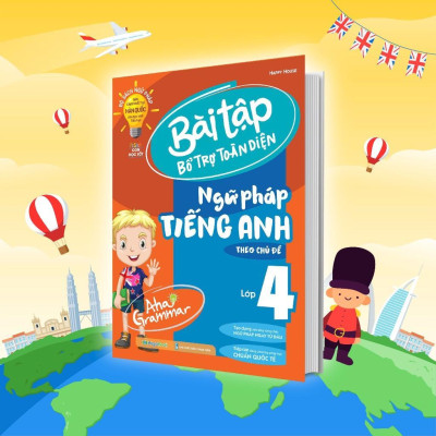 Sách - Aha Grammar - Ngữ Pháp Và Bài Tập Bổ Trợ Toàn Diện Ngữ Pháp Tiếng Anh Lớp 4 - Combo 2 Cuốn - Megabook
