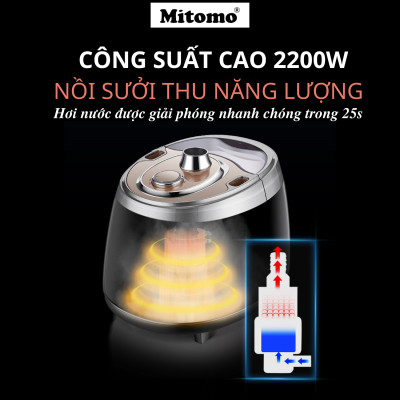 Bàn ủi hơi nước đứng Mitomo GC-559 Công suất 2200W BH 3 năm hàng chính hãng