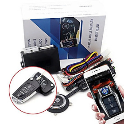 Bộ Đề Nổ Ô Tô Từ Xa Start Stop Bản V2 – Mẫu Mới Cao Cấp, Thông Minh, Lắp Được Cho Mọi Xe