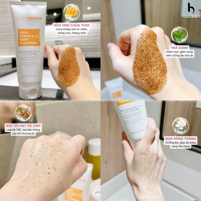 Muối tắm tẩy tế bào chết body SENADEMAR 200ml trắng da,sáng mịn hạn 2027