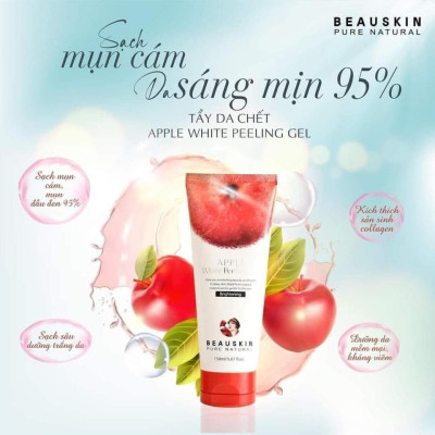 Tẩy da chết táo đỏ sáng da, sạch mụn cám Beauskin Apple Peeling Gel Hàn Quốc 150ml