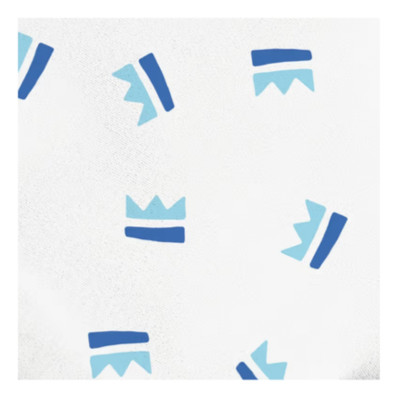 Set 2 Chăn Quấn Bé Màu Xanh/ Trắng Hình Vương Miện SwaddleMe 59786DSV