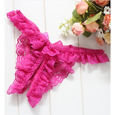 Quần lót nữ chất ren nóng bỏng hàng đẹp - Màu hồng đậm 