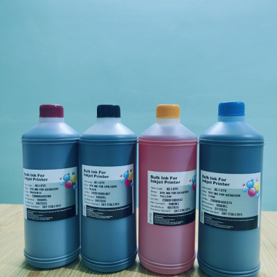 Mực nước dye ink màu xanh (C) tương thích Epson Dx5 I3200 loại 1 lít, hàng nhập khẩu.