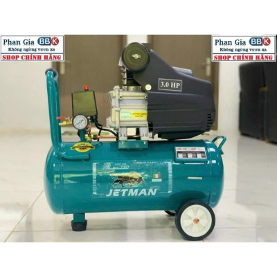 Máy Nén Khí Có Dầu Liền Trục Jetman  12L+ 24L+ 30L, 100% Dây đồng, Bảo hành 1 năm