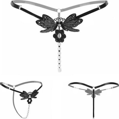 Quần lót nữ hở mông gợi cảm - đen tuyền