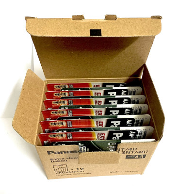 Hộp pin đũa đen (48 viên) R6NT/4B vỉ giấy Panasonic chính hãng