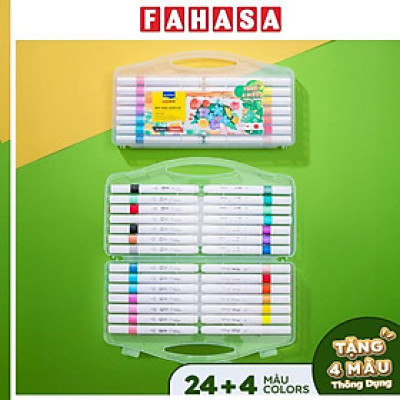 Hộp 28 Bút Màu Acrylic Đầu Brush - Colokit ACM-C021