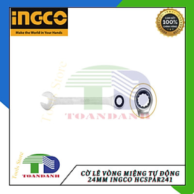 Cờ lê vòng miệng tự động 24mm INGCO HCSPAR241