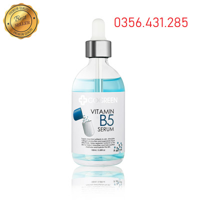 Serum cấp ẩm phục hồi da cao cấp GoGreen SERUM VITAMIN B5 100ml