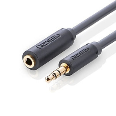 Cáp âm thanh 3.5mm nối dài Ugreen 124ND10784AV 2M màu Đen hàng chính hãng