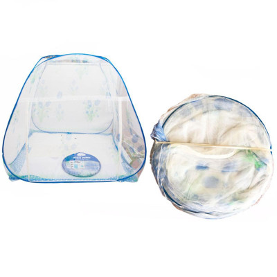 Màn chụp tự bung chống muỗi loại Đỉnh Rộng 2 cửa - 1m6 x 2m (Xanh)