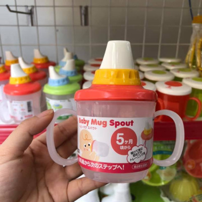 Combo khay trữ đồ ăn dặm cho bé Kokubo 8 ngăn + Cốc có núm dành cho bé 230ml - nội địa Nhật Bản