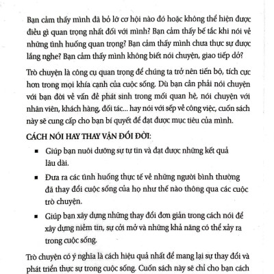 Cách Nói Hay Thay Vận Đổi Đời