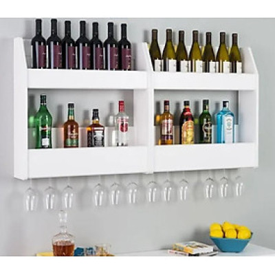 Kệ Treo Tường 2 Tầng Đựng Đồ Juno Sofa CTKR19 KT 70x72x18.5cm