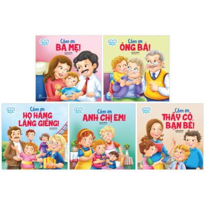 Sách - Bộ Sách Bé Học Biết Ơn (Bộ 5 Cuốn)
