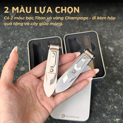 Bấm móng tay DandiHome Power cao cấp bằng thép 420J2 sắc bén, chống gỉ