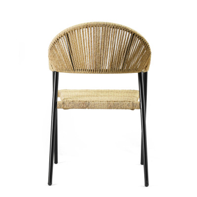 Ghế nhựa sân vường giả mây đan