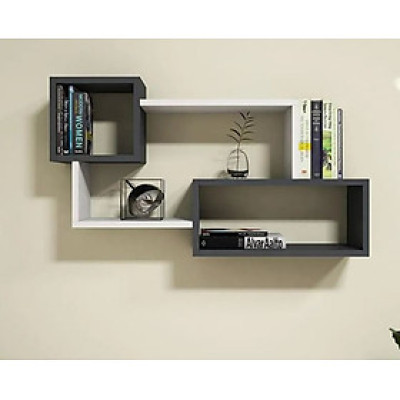 Kệ Sách Treo Tường Hình Chữ Nhật Lớn Juno Sofa CTKT171 KT 80 x 95cm x 20cm