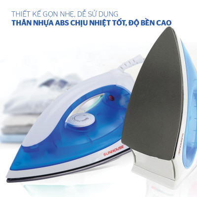 Bàn Ủi Khô Sunhouse SHD1072 - Xanh - Hàng chính hãng