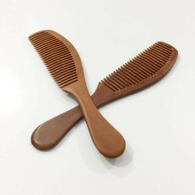 Lược Gỗ Dày Phổ Thông Dài 20cm Thiết Kế Nhỏ Gọn Chống Tĩnh Điện Cho Tóc