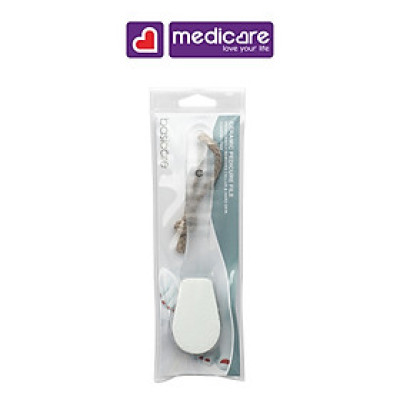 Chà gót chân Basicare 1096 (màu trắng )