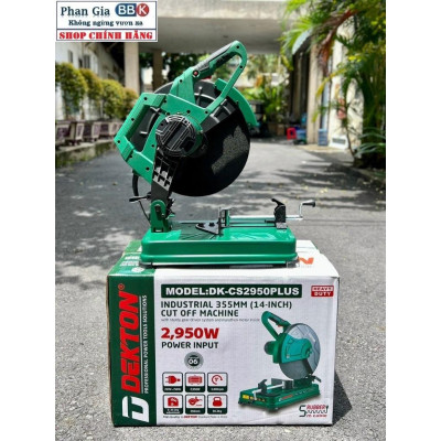 Máy Cắt Sắt 355MM- Dekton- DK-2950PLUS 2950W / Dòng Công Nghiệp, Mô tơ 100% dây đồng, BH12 tháng