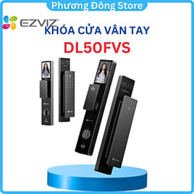 Khóa cửa thông minh nhận diện khuôn mặt EZVIZ DL50FVS - Hàng chính hãng