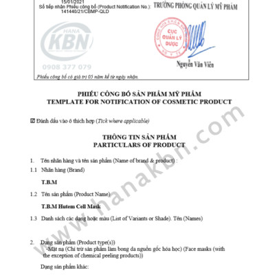 1 MIẾNG MẶT NẠ TẾ BÀO GỐC HUTEM CELL - 40g - Tái tạo, Phục hồi da (Hàng chính hãng)