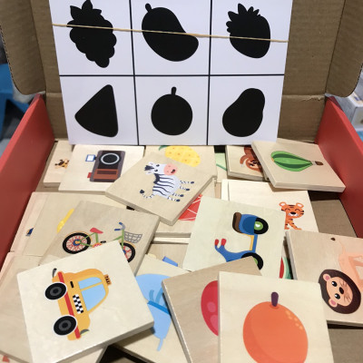 Đồ Chơi Trí Tuệ, Đồ Chơi Thông Minh Tìm Hình Theo Bóng Giúp Bé Rèn Luyện Trí Nhớ, Phản Xạ Nhanh