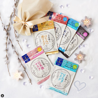 Mặt Nạ Giấy Kosé Clear Turn Dưỡng Ẩm Chiết Xuất Mật Ong 7 Miếng