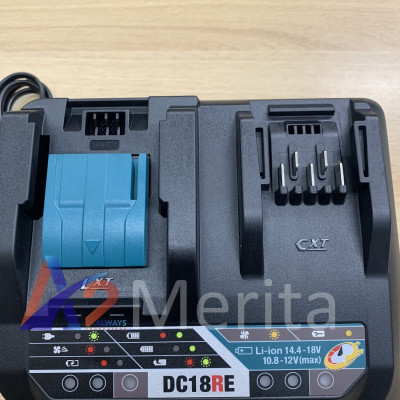 Sạc nhanh 2 cổng Makita (1 cổng 18V, 1 cổng 12V)