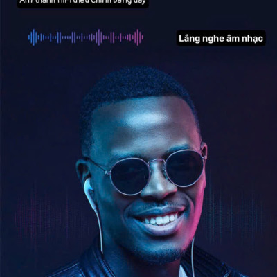 Tai nghe Rio Tinto Lip-Top A30 chân cắm Type C, check QR tra hàng chính hãng, có Micro và nút nhận cuộc gọi