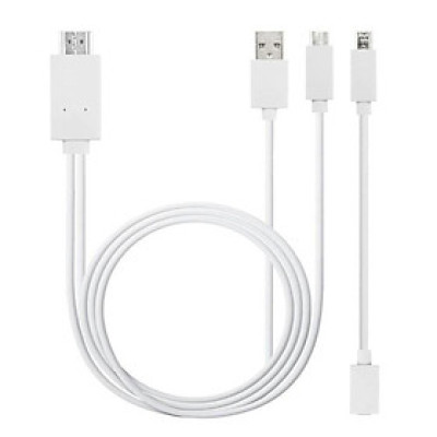 Cáp chuyển tín hiệu từ điện thoại lên tivi HDMI MHL 11 Pin