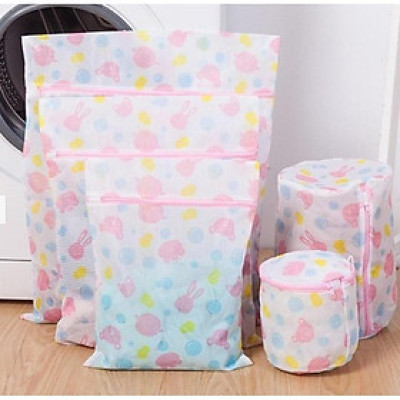 Set 5 túi giặt hoa - Set 5 túi giặt