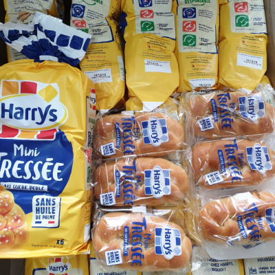 Combo 02 bánh mỳ hoa cúc Harrys Brioche Mini 210g