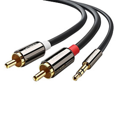 Cáp Chuyển Đổi Ugreen 3.5mm Sang RCA 10590 (3m) - Hàng Chính Hãng