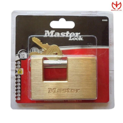 Khóa cầu ngang Master Lock 608 EURD thân đồng rộng 85mm - MSOFT