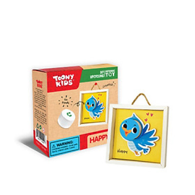 Bộ Đồ Chơi DIY TOONYKIDS Thú Cảm Xúc All The Feel Happy TN00424-004 [Tặng Kèm Sticker]