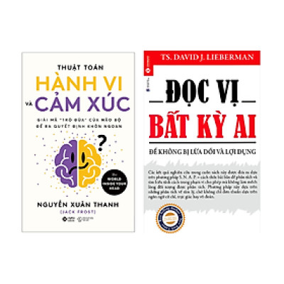 Combo 2 cuốn: Thuật Toán Hành Vi Và Cảm Xúc + Đọc Vị Bất Kỳ Ai (Tái Bản 2019)