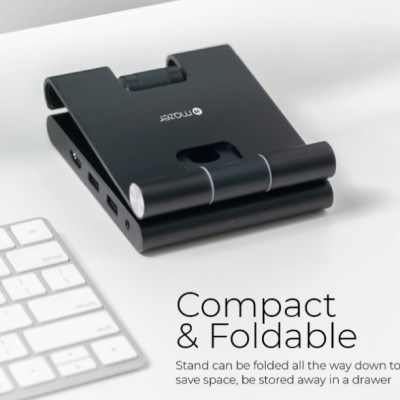 Cổng Chuyển Đổi Mazer Infinite Multimedia 8-in-1 USB-C & Tablet Stand - hàng chính hãng