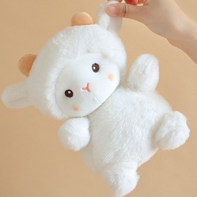 Gấu Bông Con Cừu Trắng Tuyệt Đẹp Mềm Mịn Siêu Dễ Thương (25cm) Hàng Xịn Loại 1 Cao Cấp, An Toàn Cho Trẻ Nhỏ