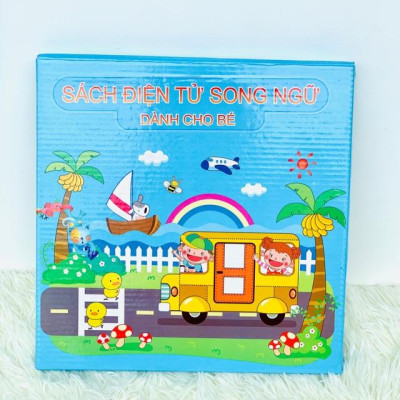 Đồ Chơi Sách Điện Tử Song Ngữ Anh Việt - Sách Nói Song Ngữ Thông Minh Cho Bé - Mẫu Mới Nhất