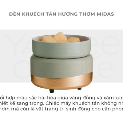 Máy khuếch tán hương thơm 2 trong 1 Yankee Candle - Midas